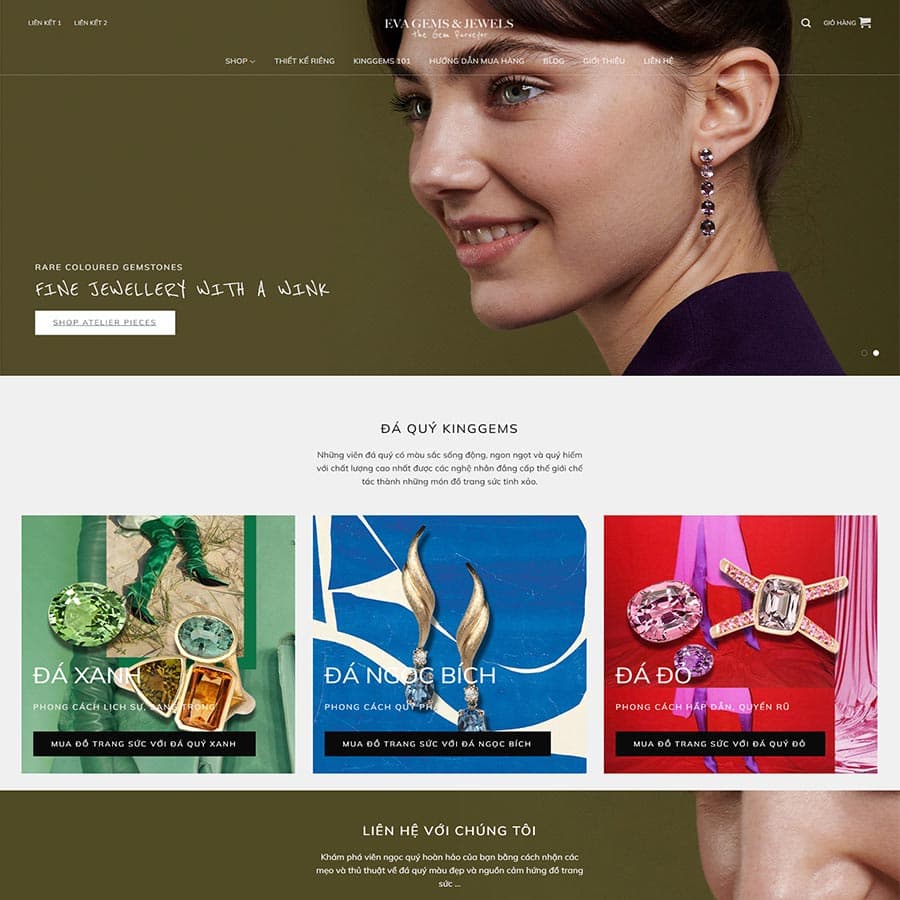 35 - Thiết kế website bán trang sức 