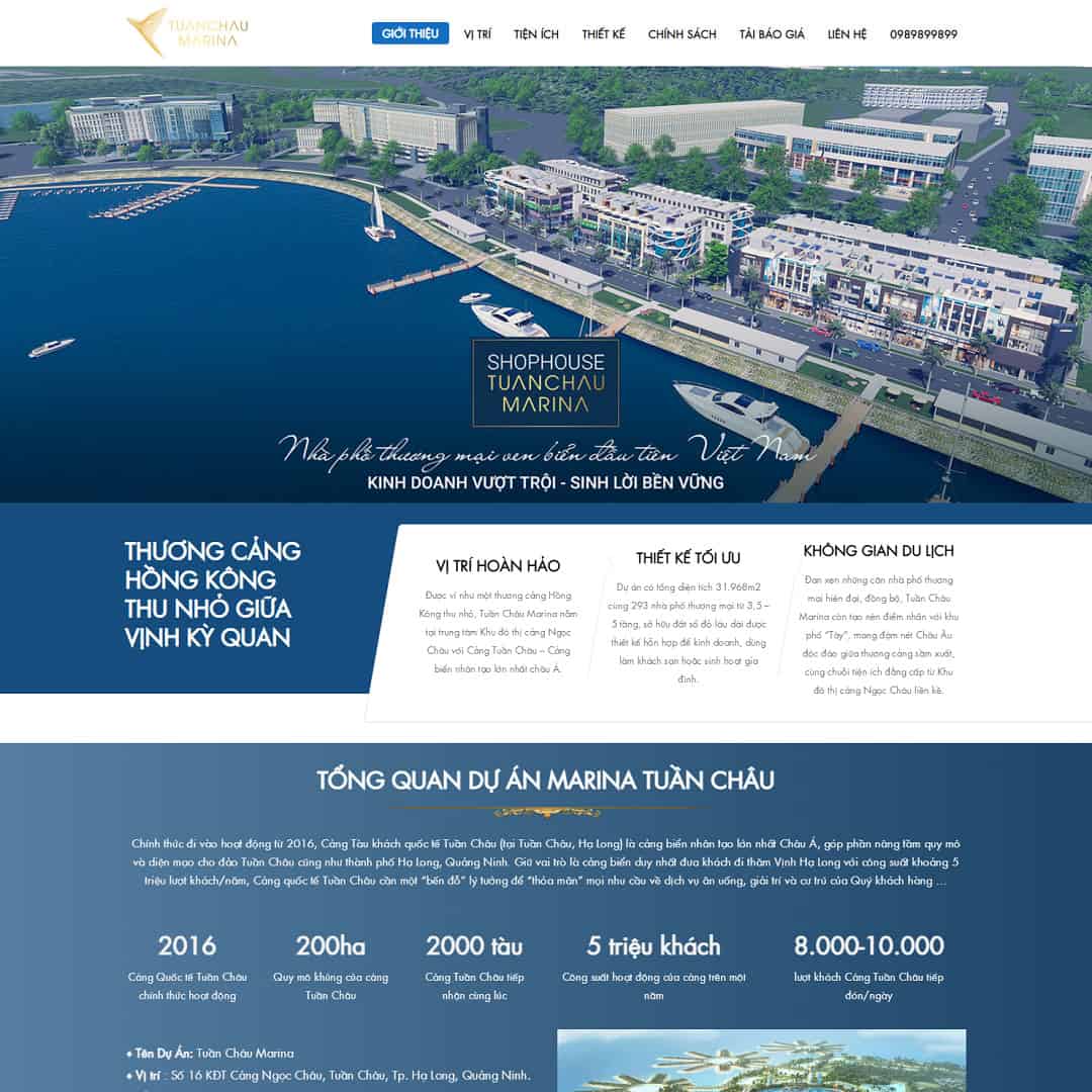 36 - Thiết kế website bất động sản 