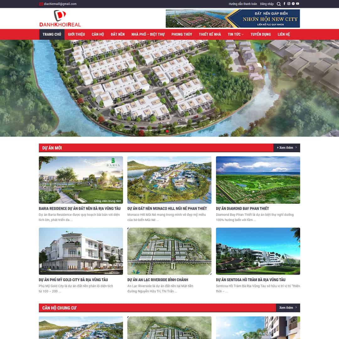 34 - Thiết kế website bất động sản 