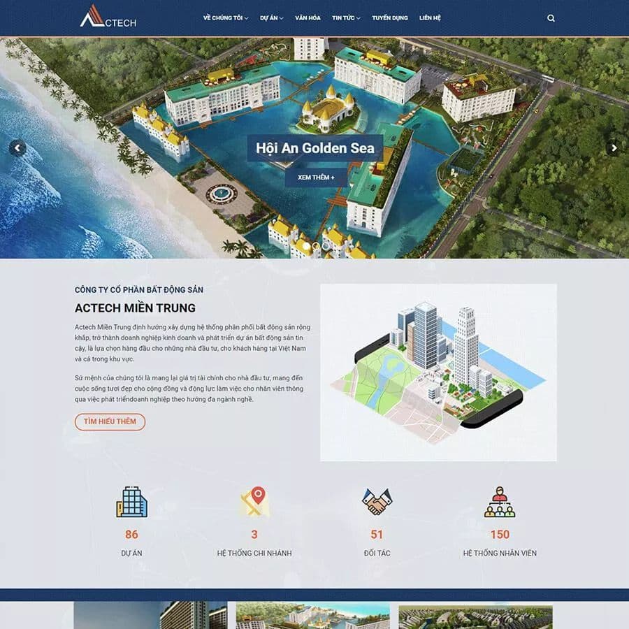 20 - Thiết kế website bất động sản 