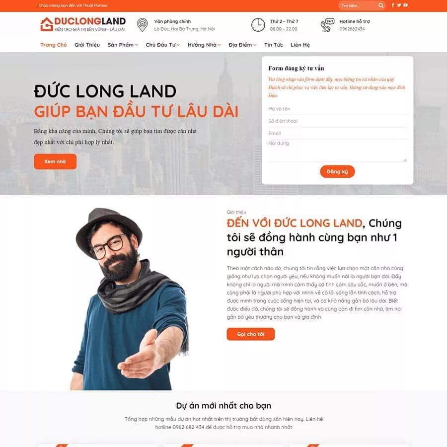 25 - Thiết kế website bất động sản 