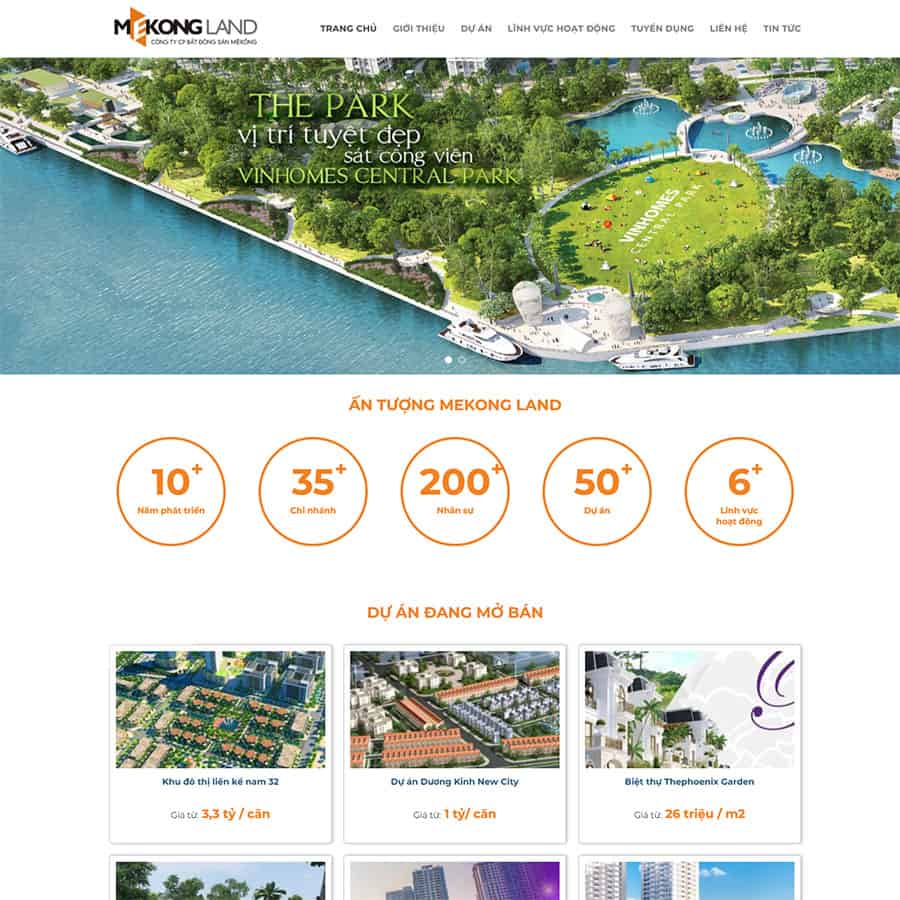 19 - Thiết kế website bất động sản 