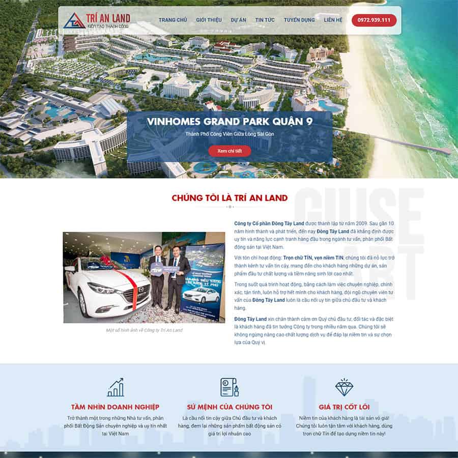 17 - Thiết kế website bất động sản 