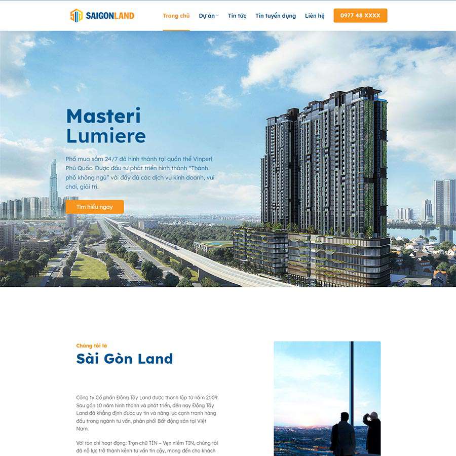 13 - Thiết kế website bất động sản 