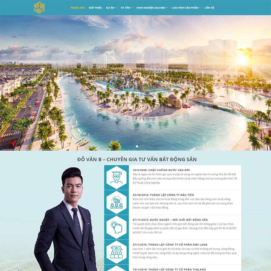 11 - Thiết kế website bất động sản 