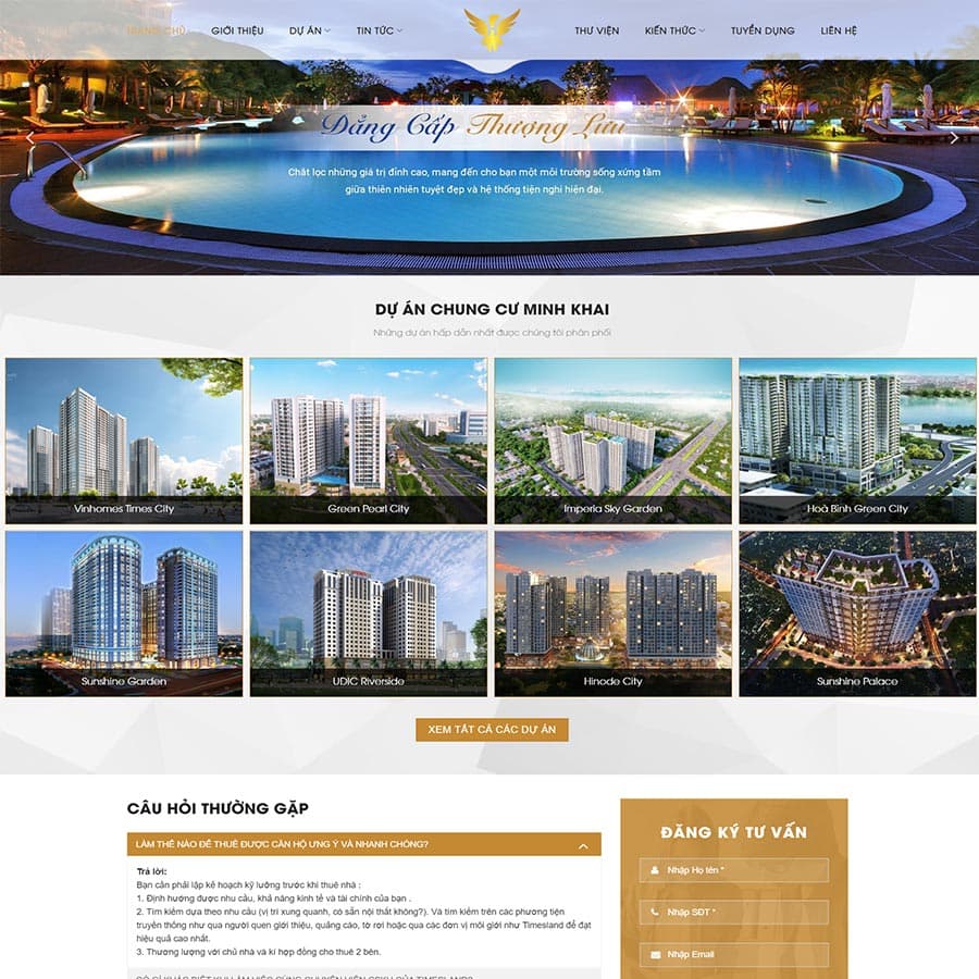 6 - Thiết kế website bất động sản 