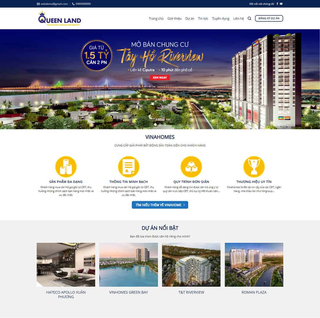 39 - Thiết kế website bất động sản