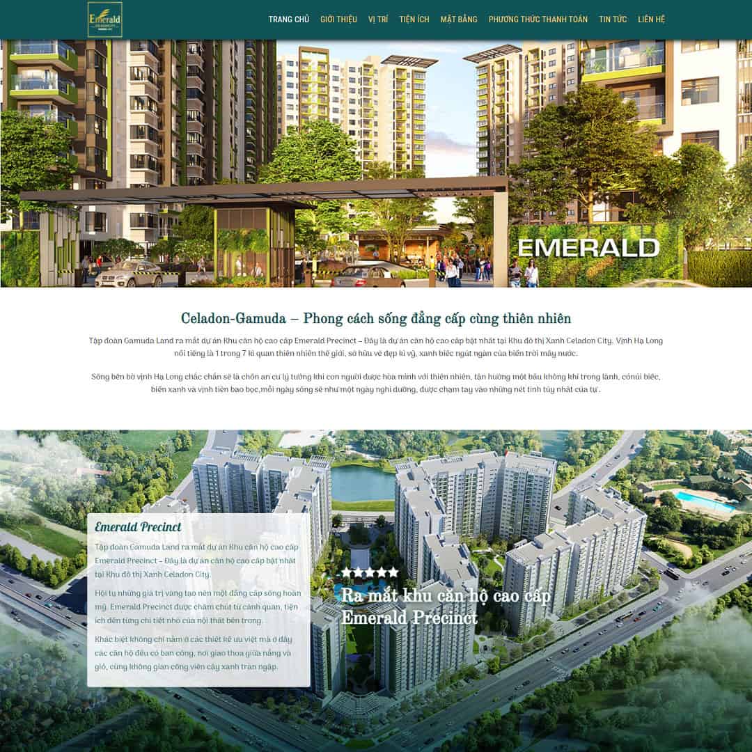 38 - Thiết kế website landing page bất động sản 
