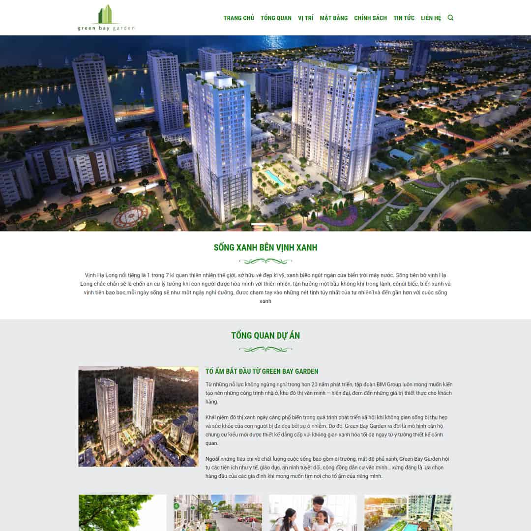 32 - Thiết kế website landing page bất động sản 
