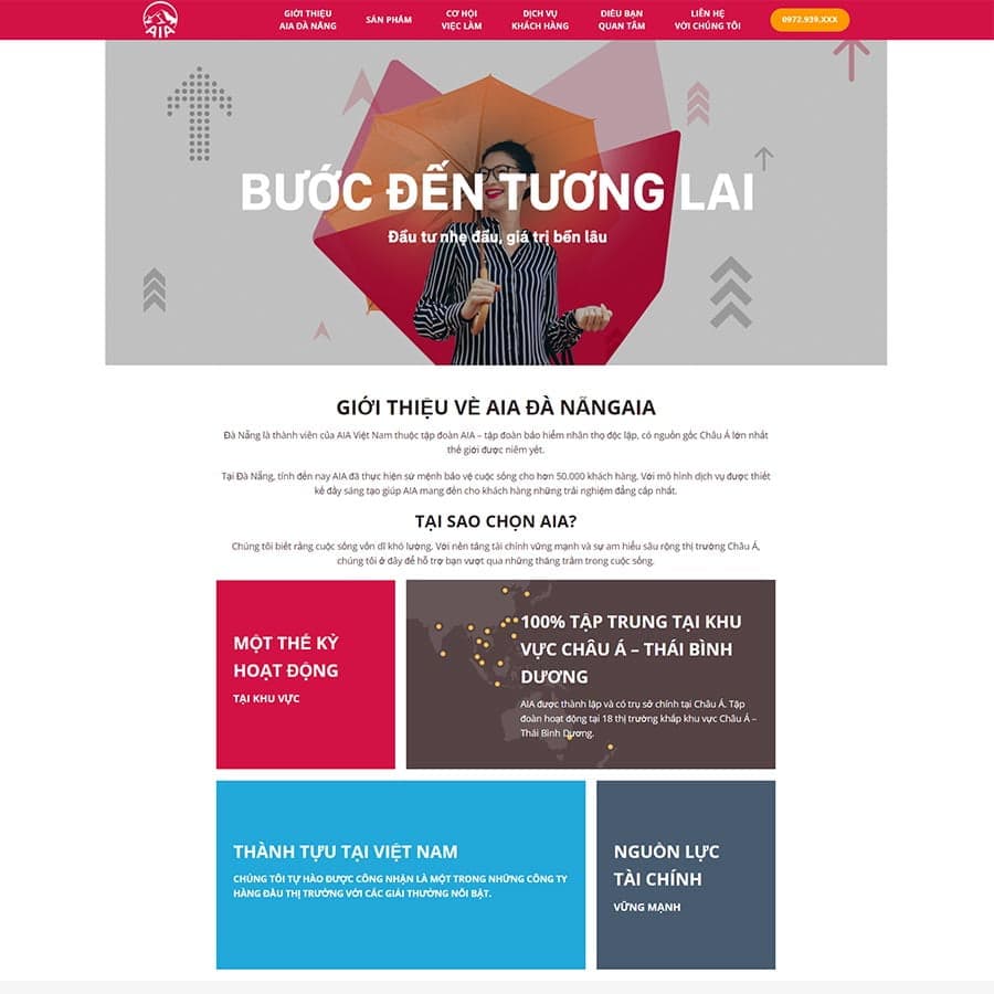 27 - Thiết kế website bảo hiểm 