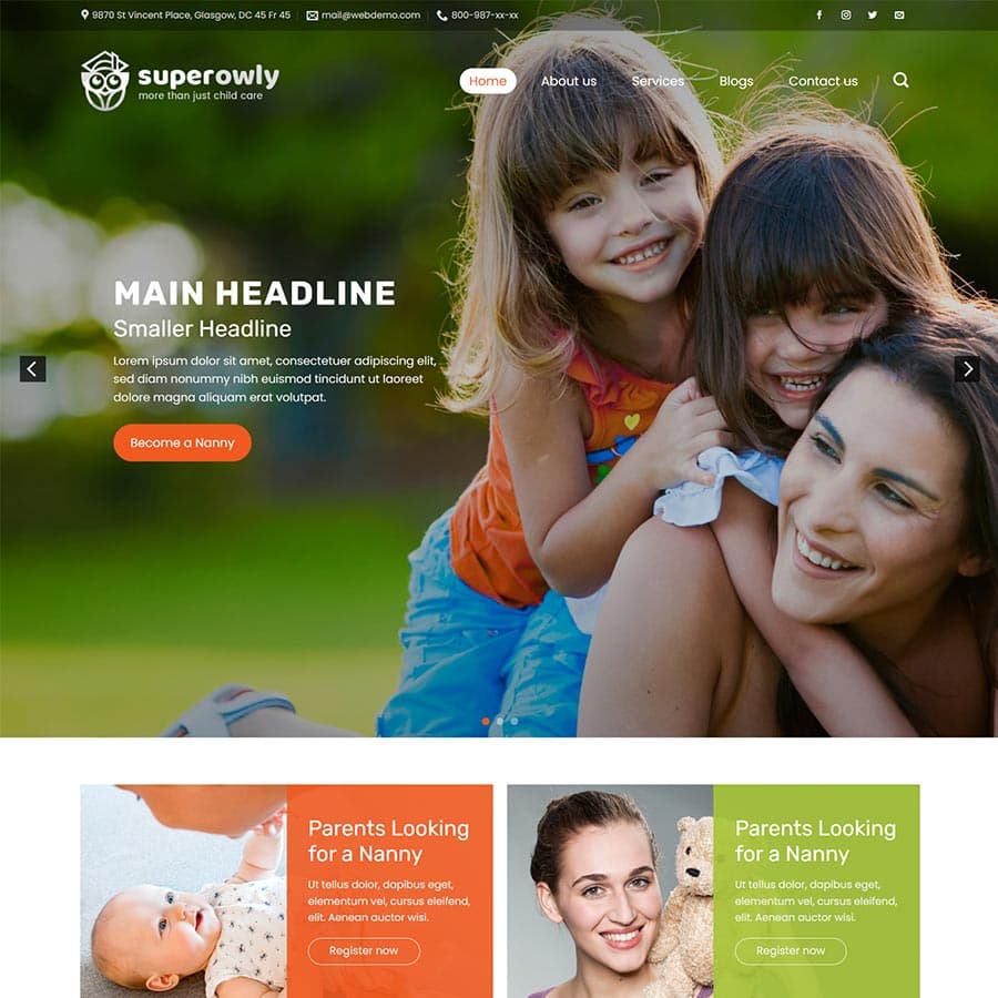 6 - Thiết kế website dịch vụ bảo mẫu