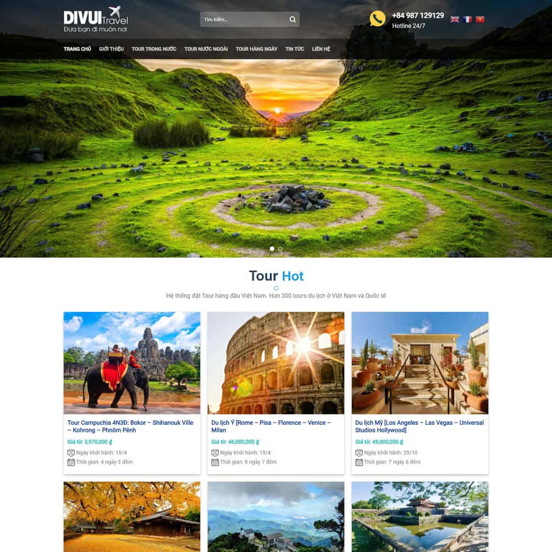 15 - Thiết kế website du lịch 