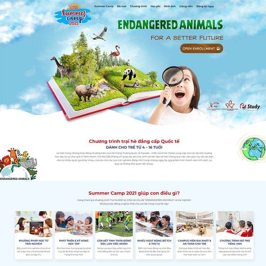 12 - Thiết kế website giáo dục anh ngữ 