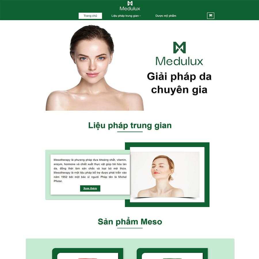 2 - Thiết kế website mỹ phẩm 