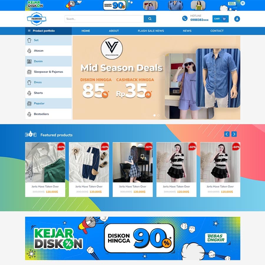 3 - Thiết kế website thời trang 