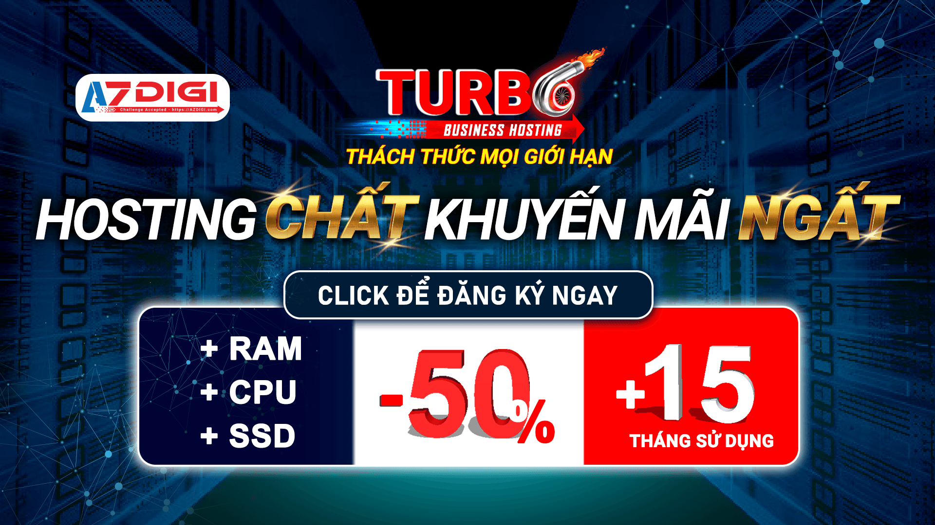 Hosting chất khuyến mãi ngất 50%